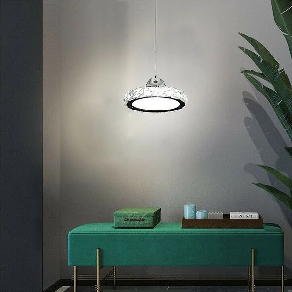 LED Modern Crystal Ceiling Lamp Pendant Light Home Fixture Chandelier - 59