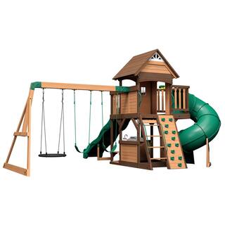 Backyard Discovery Cedar Cove All Cedar Wooden Playset 2001053COM