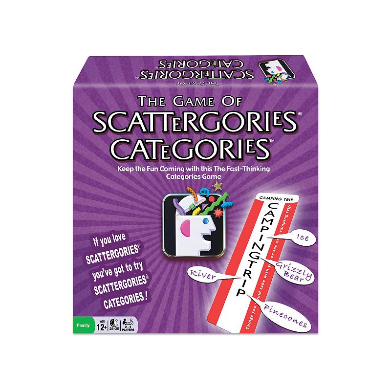 The Game of Scattergories Categories by Winning Moves