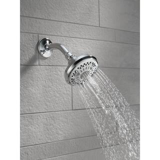 Delta 6-Spray Patterns 1.75 GPM 4.38 in. Wall Mount Fixed Shower Head in Chrome 75641