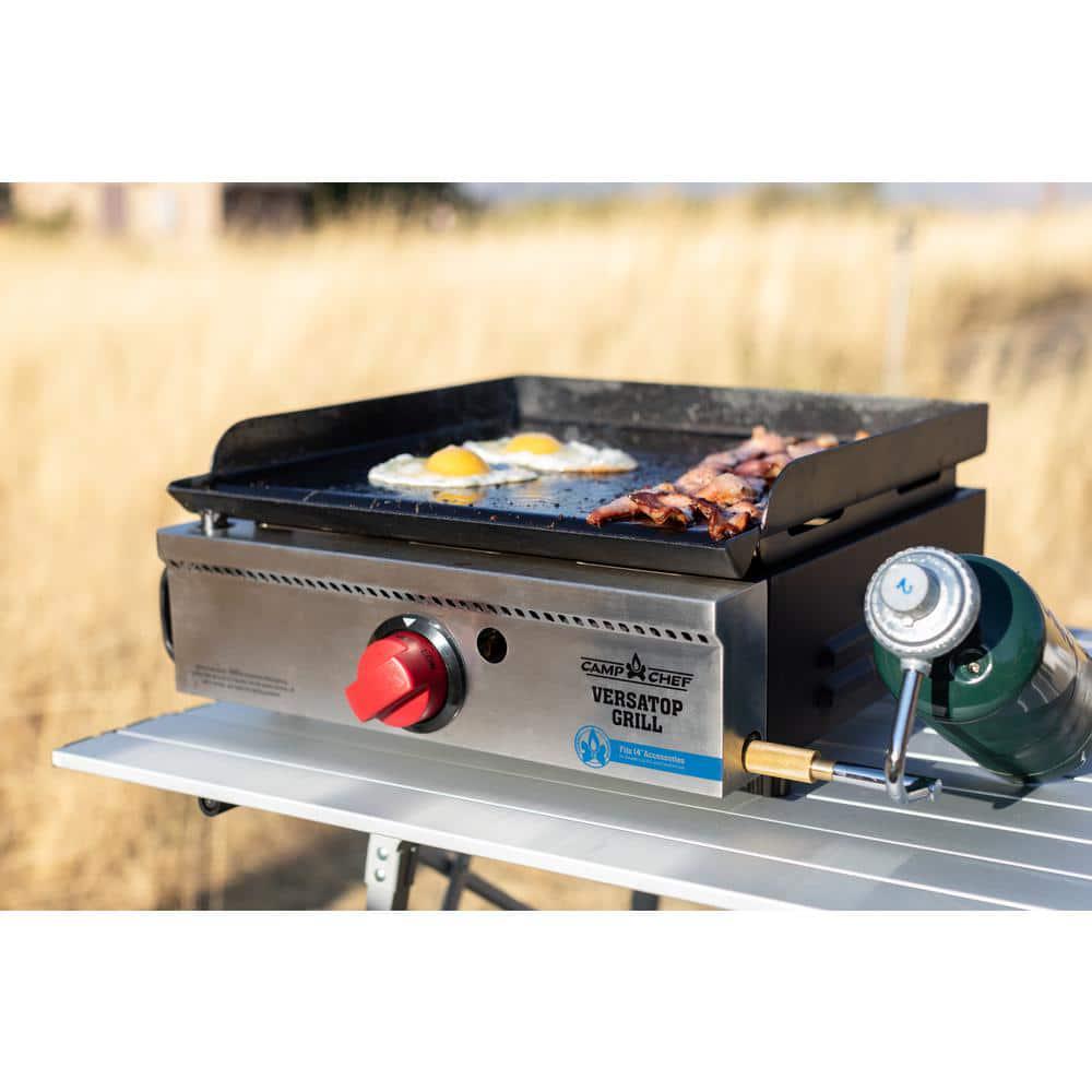 Camp Chef Versatop 14 in 1Burner Propane Gas Grill in Black with Griddle