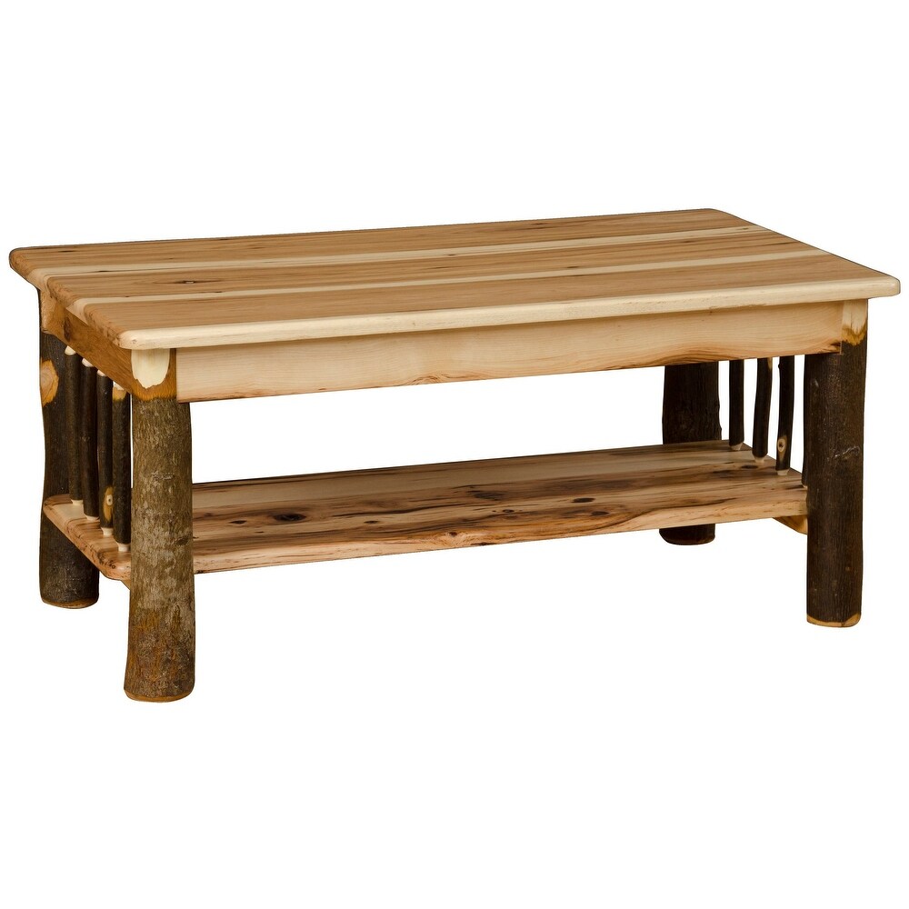 Hickory Log Nail Head Living Room Set