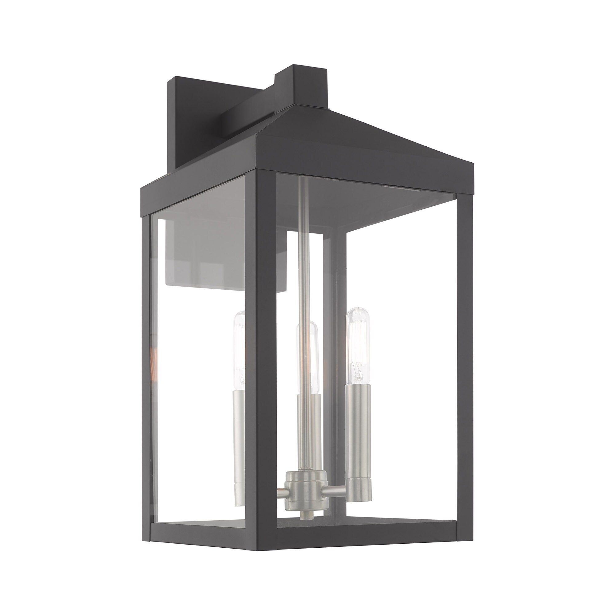 Livex Lighting Nyack 3-Light Outdoor Wall Lantern - 8.25