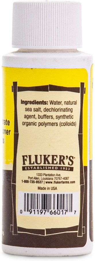 Fluker's Saltwater Concentrate/Water Hermit Crab Conditioner， 2-oz bottle