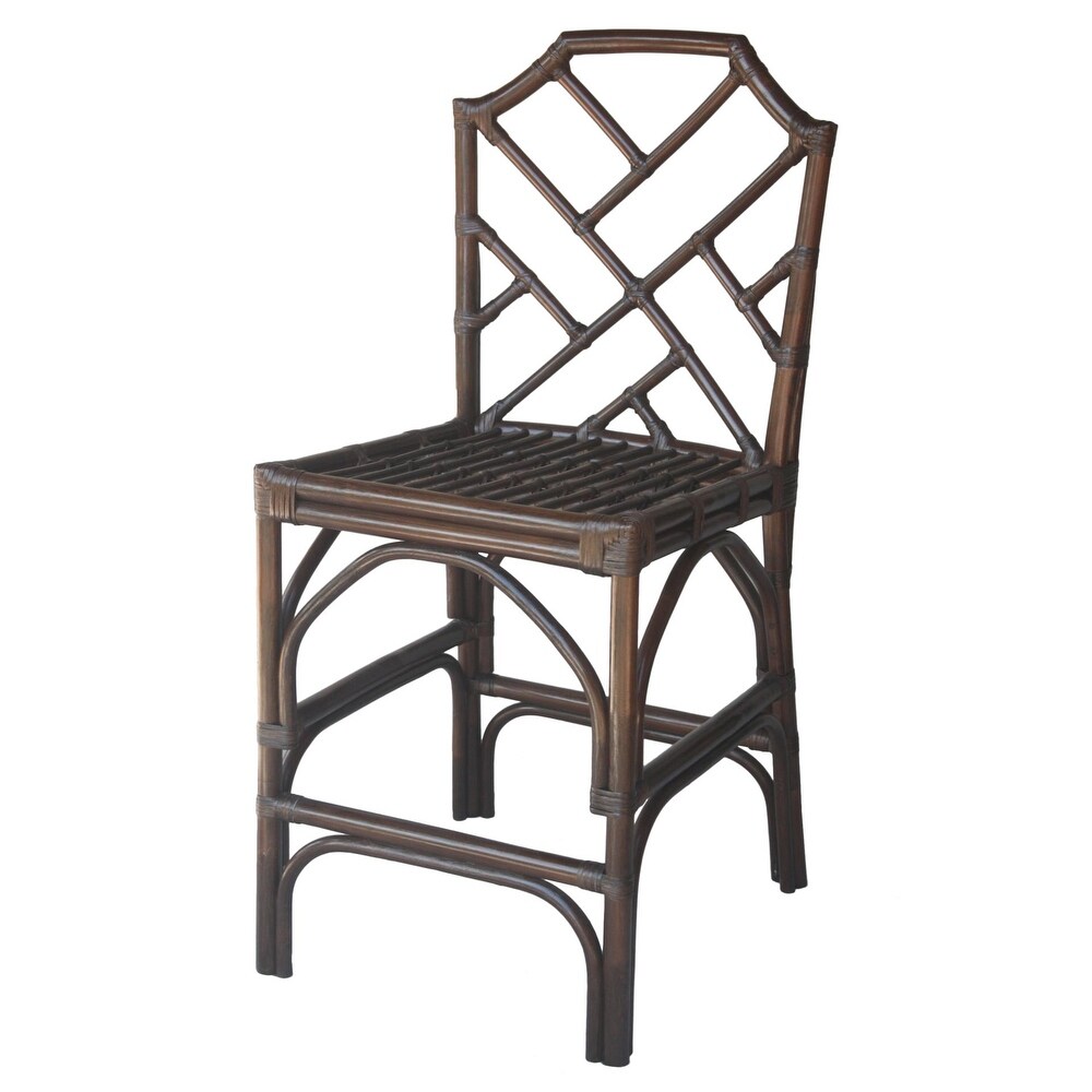 Kara Rattan Counter Stool (Set of 2)