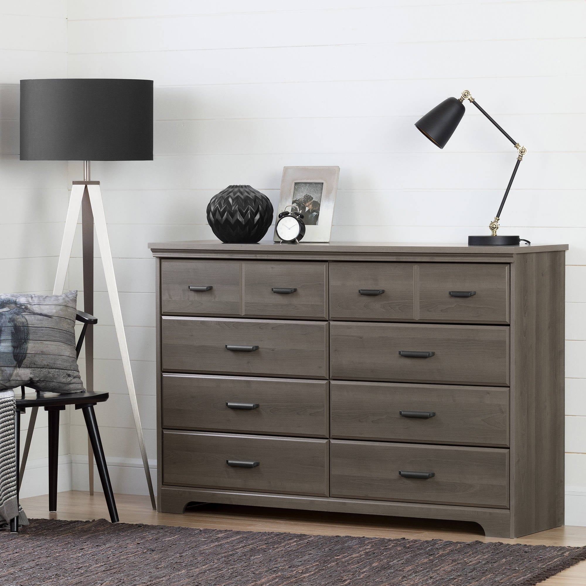 South Shore Versa 8-Drawer Double Dresser, Multiple Finishes