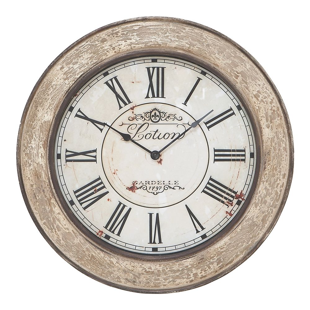 Stella and Eve Distressed Wall Clock