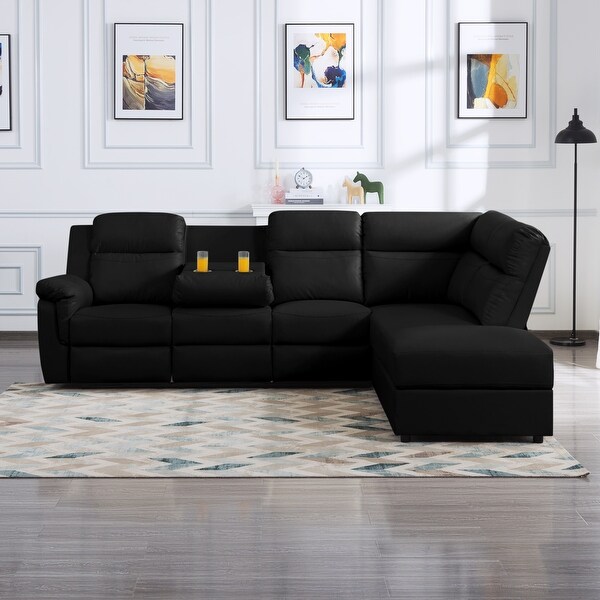 110.2'' Manual Reclining Sectional Sofa