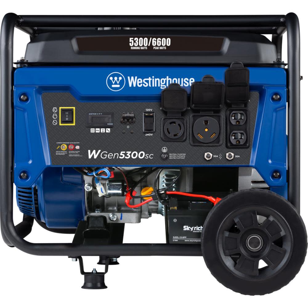 Westinghouse Portable Generator with CO Sensor ;