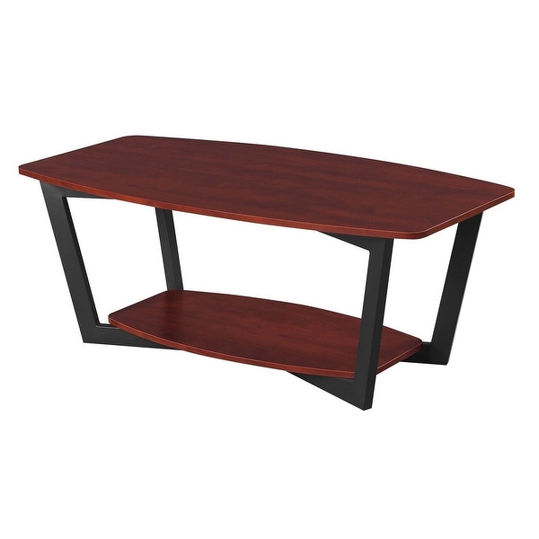 Porch and Den Clouet Coffee Table with Shelf