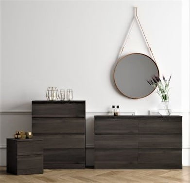 Brindle 4-Drawer Dresser, Espresso, by Hillsdale Living Essentials