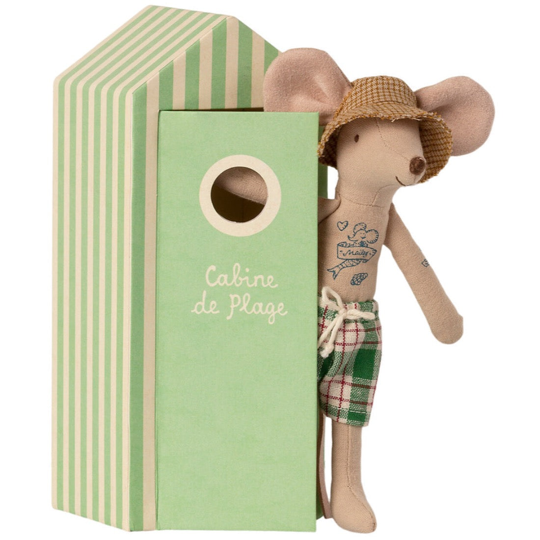 Beach Mouse - Dad in Cabin by Maileg