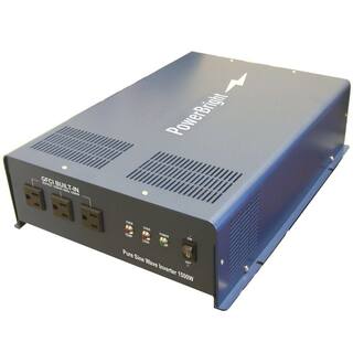 Power Bright 12-Volt DC to AC 1500-Pure Sine Inverter APS1500-12