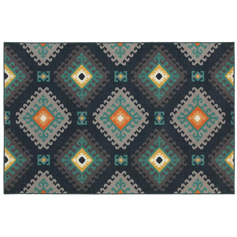 StyleHaven Longview Geometric Tribal Indoor Outdoor Rug