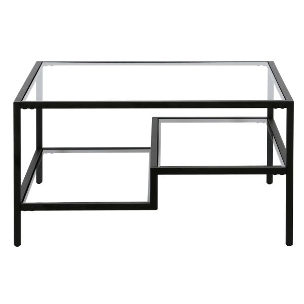 Lovett 32'' Wide Square Coffee Table in Blackened Bronze