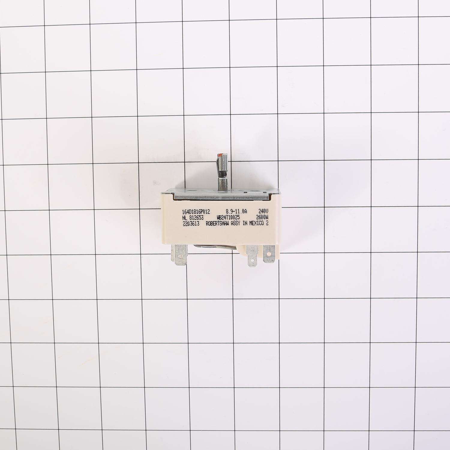 GE Metal/Plastic Oven/Range Surface Burner Control Switch