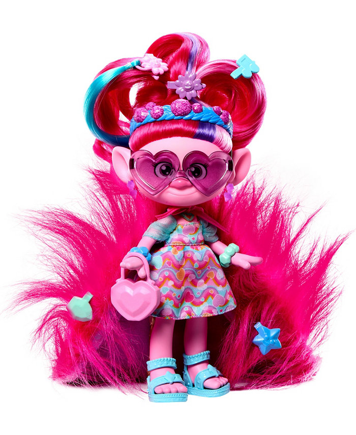 Trolls DreamWorks Band Together Hairsational Reveals Queen Poppy Doll 10+ Accessories