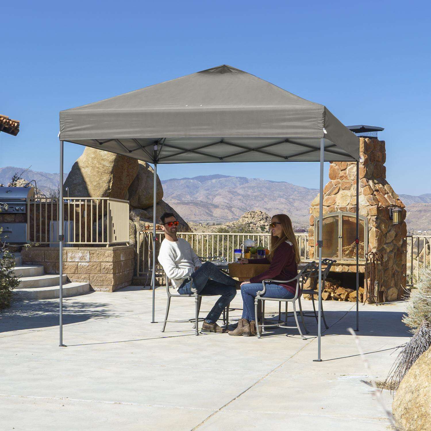 Crown Shade One Touch Polyester Canopy 9.1 ft. H X 10 ft. W X 10 ft. L