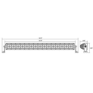 Buyers Products Company 32.2 in. LED Combination Spot-Flood Light Bar 1492163