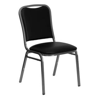 Carnegy Avenue Black Vinyl Banquet Chair CGA-FD-2723-BL-HD