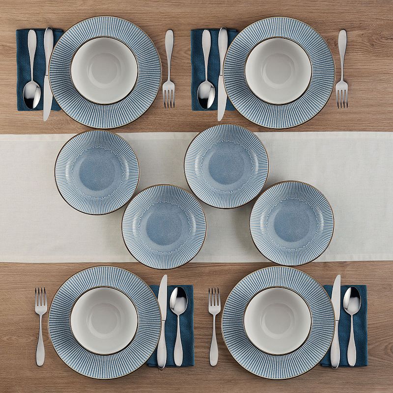 Pfaltzgraff Arlie Gray 12-pc. Dinnerware Set