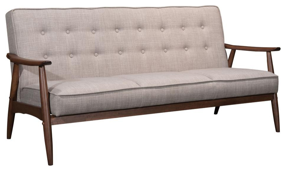 Three Seat Sofa  Putty/Gray  Belen Kox   Contemporary   Accent Chests And Cabinets   by BisonOffice  Houzz