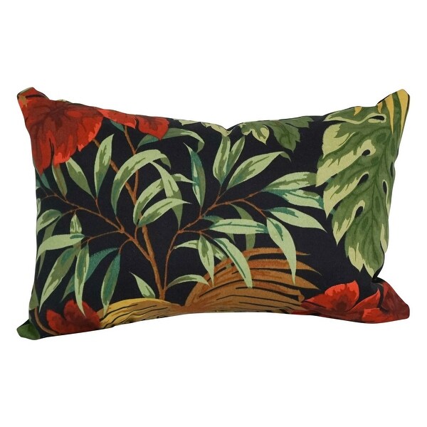 19-inch by 11-inch Outdoor Throw Pillows (Set of 2， Multiple Patterns) - 19 x 11