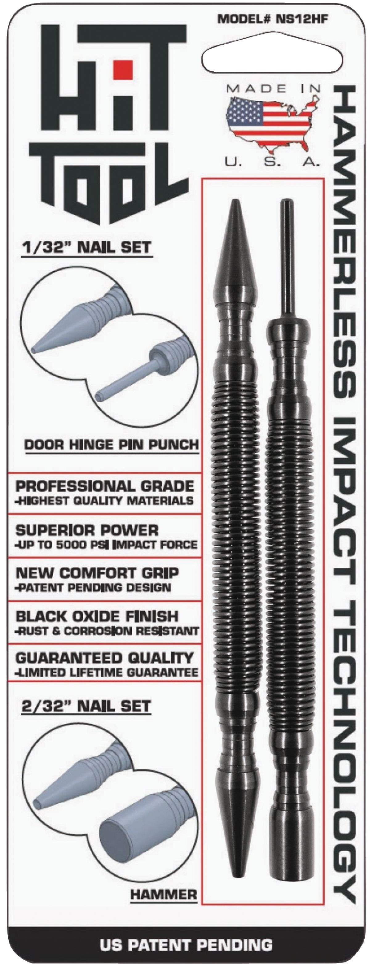 HIT Tool 1 32 In. 2 32 In. Nail Set