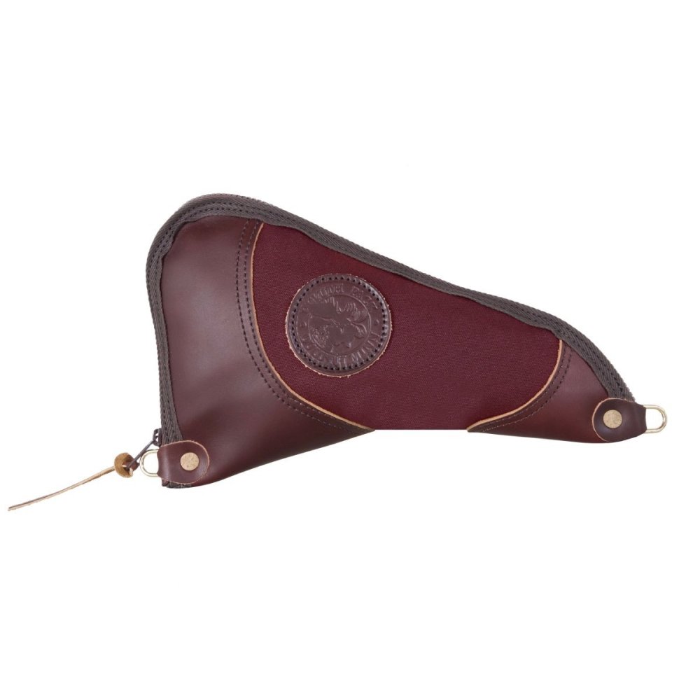 Burgundy Mini Pistol Rug with Sherpa Lining ;