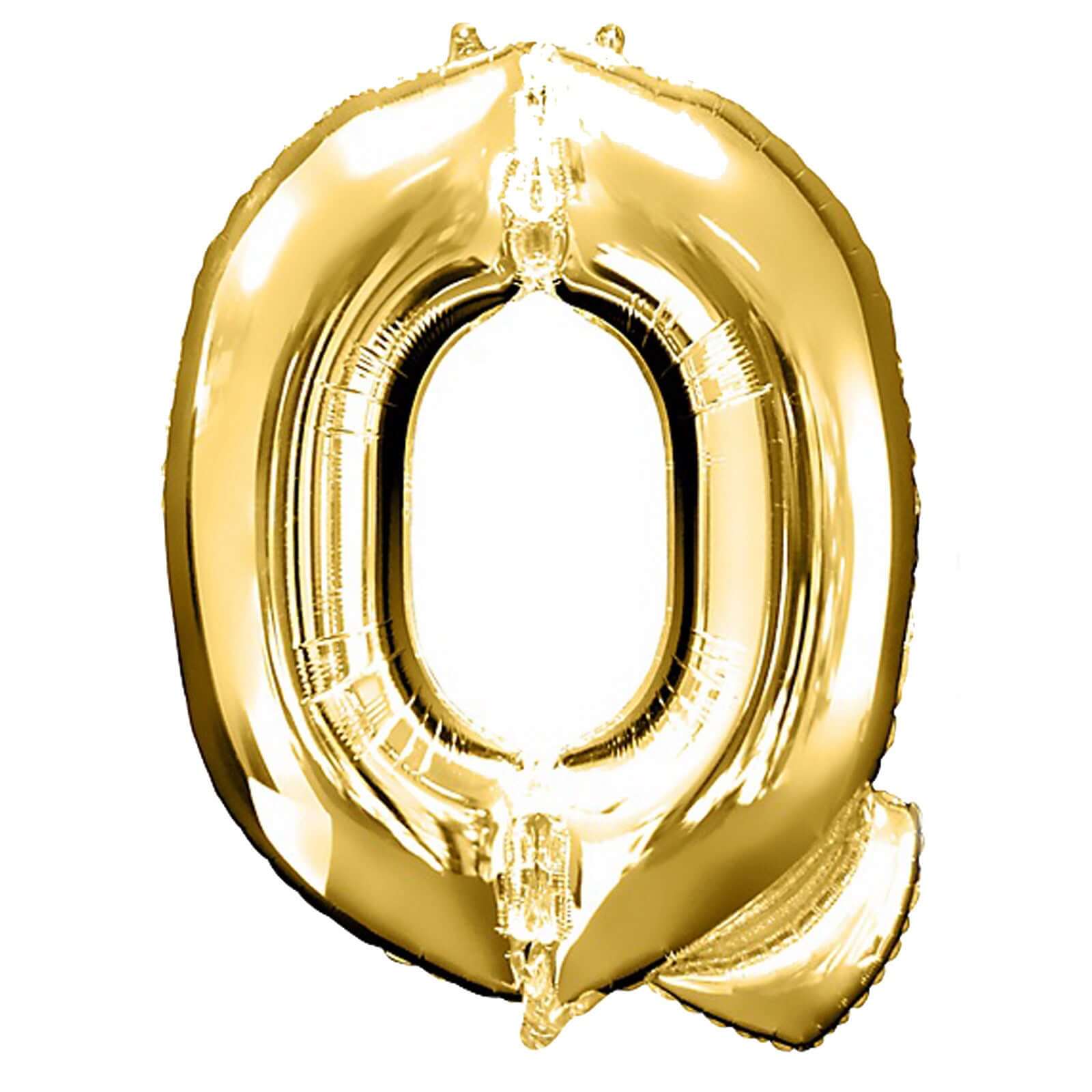 Shiny Metallic Gold Mylar Foil Helium/Air Number and Letter Balloons 40