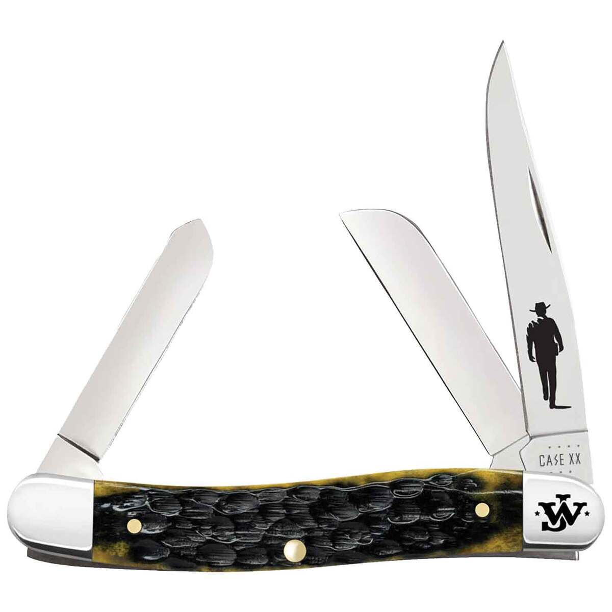 Case John Wayne Medium Stockman 2.57 inch Folding Knife