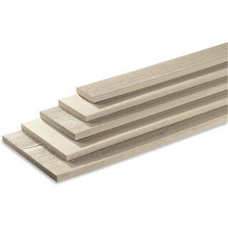 LP SmartSide 75 in. x 5.5 in. x 8 ft. SmartSide 440 Series Cedar Texture Trim Primed Beige Engineered Wood Trim 7T40681-8