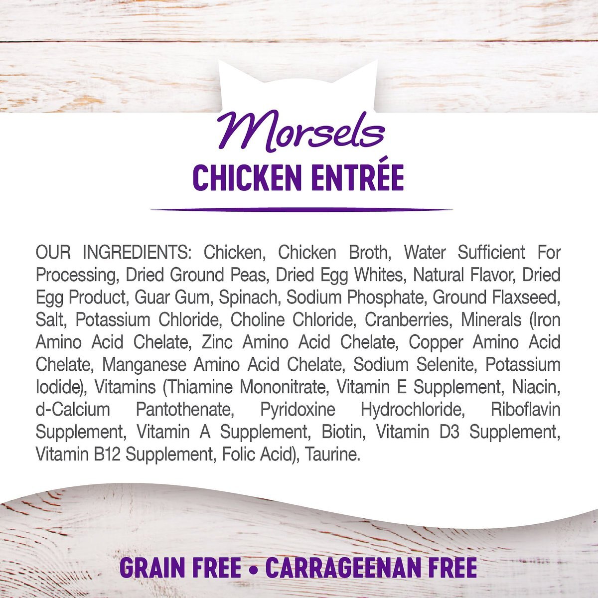 Wellness Morsels Chicken Entree Grain-Free Canned Cat Food