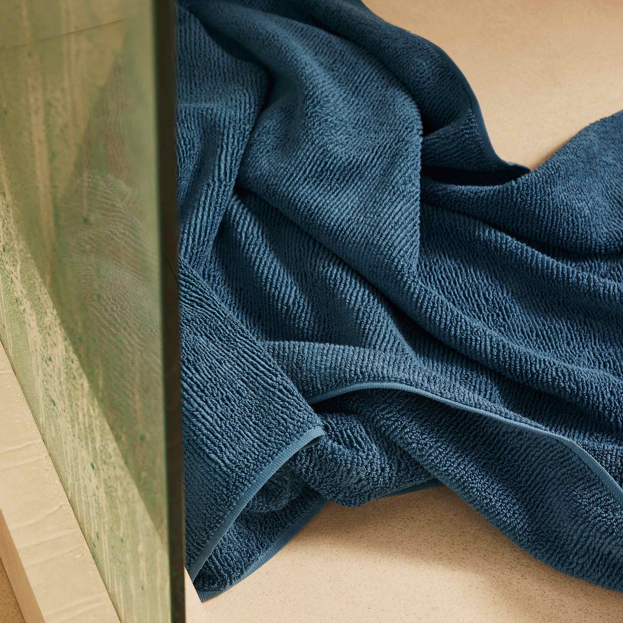 Organic Ribbed Bath Towels