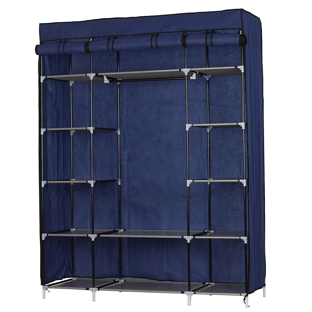 5 layer 12 compartment Non woven Fabric Portable Wardrobe Closet