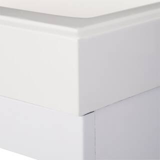 Glacier Bay Shaila 24.5 in. W x 16.2 in. D x 35.1 in. H Freestanding Bath Vanity in White with White Cultured Marble Top PPSOFWHT24