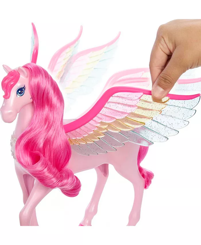 Barbie Pink Pegasus with Puppy  Winged Horse Toys  Barbie A Touch of Magic