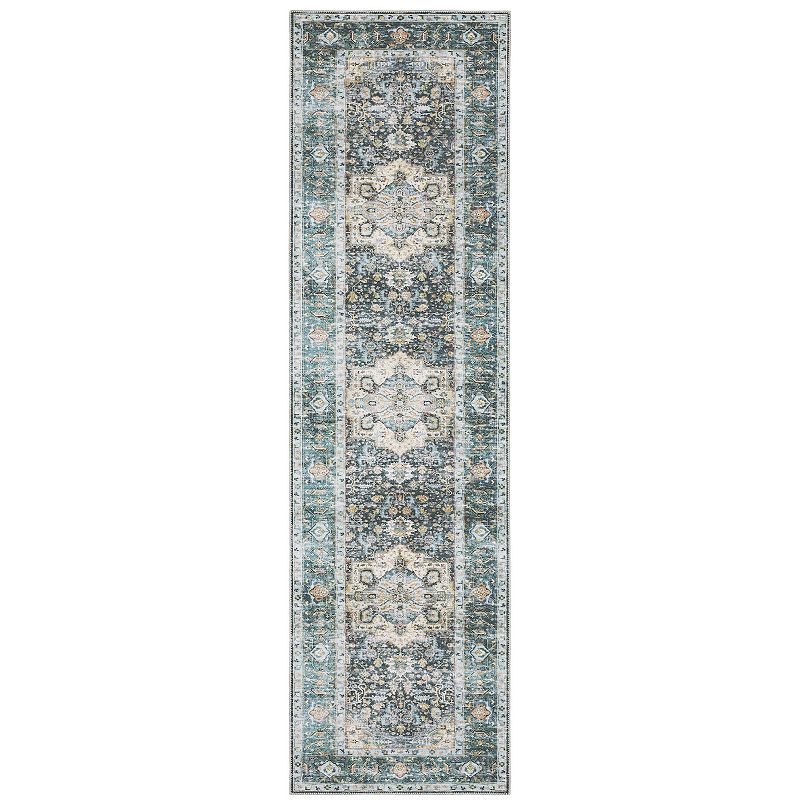 StyleHaven Clarissa Washable Center Medallion Area Rug