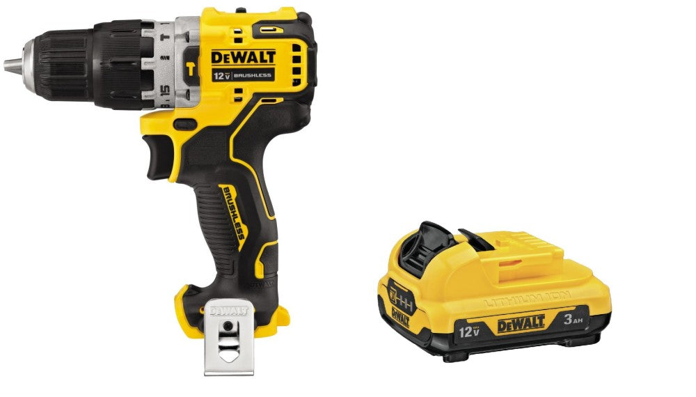 DEWALT XTREME 12V MAX 3/8" Hammer Drill with 12V MAX 3Ah Battery Kit DCD706BDCB124 from DEWALT