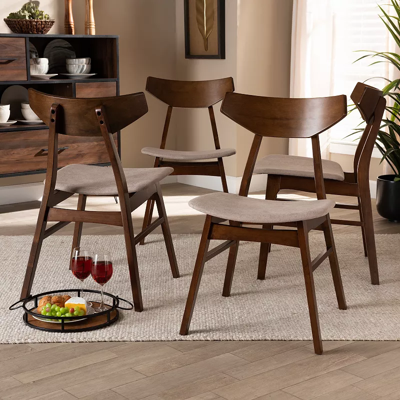 Baxton Studio Danica Dining Chair 4-piece Set