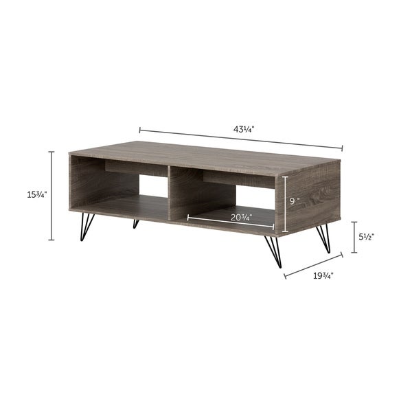 South Shore Evane Coffee Table with Storage