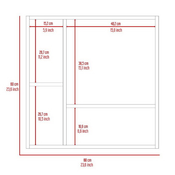 Crawford 4 Shelf Medicine Cabinet Black Wengue B06...