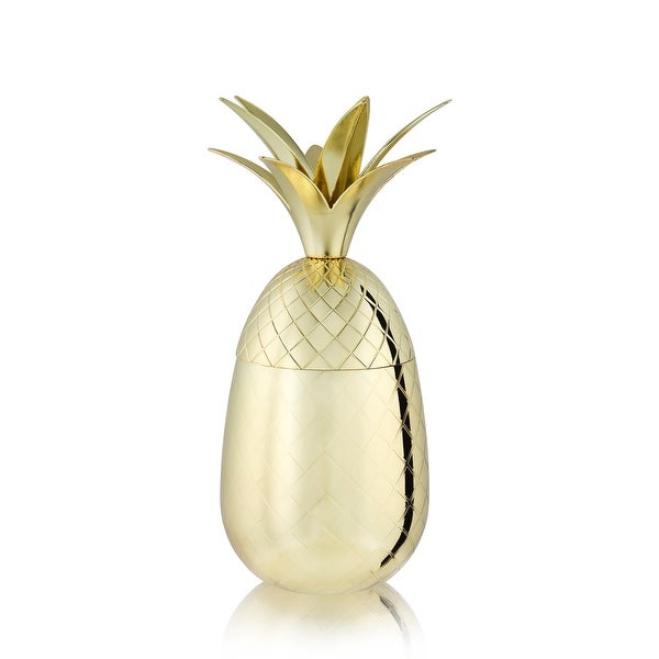 16oz Gold Pineapple Tumbler by Viski - 8.25