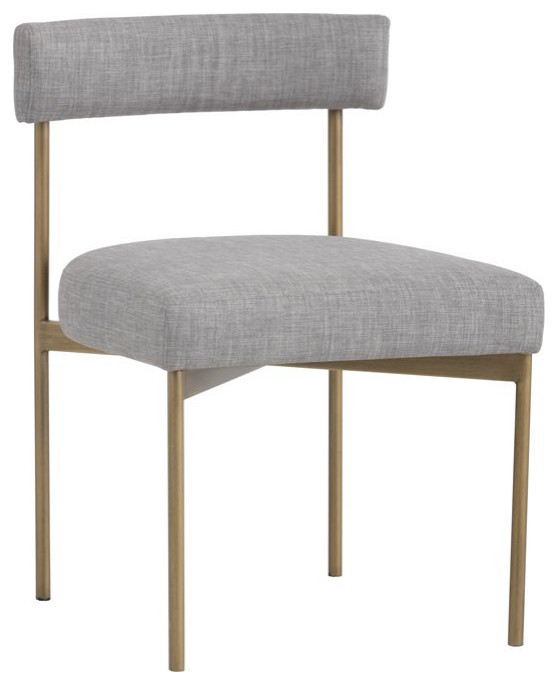 Thacker Dining Chair Arena Cement Set of 2   Contemporary   Dining Chairs   by Virgil Stanis Design  Houzz