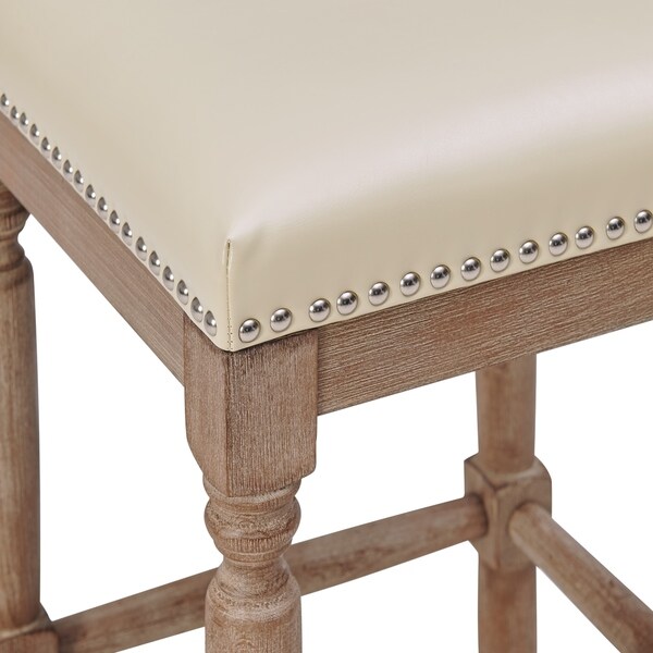 Ernie Bonded Leather Counter Stool