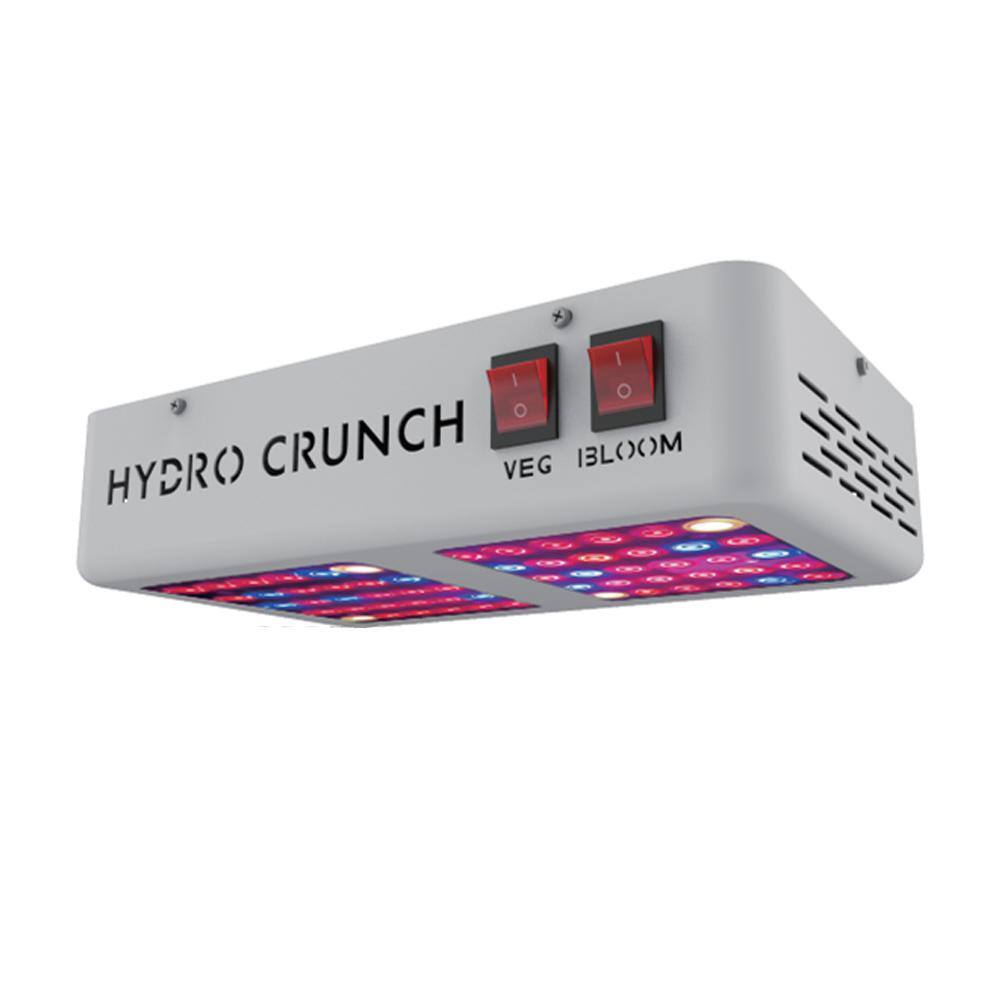 Hydro Crunch 600-Watt Equivalent VegBloom Full Spectrum LED Plant Grow Light Fixture with Grow Tent and Ventilation System TKLED-31X31X70