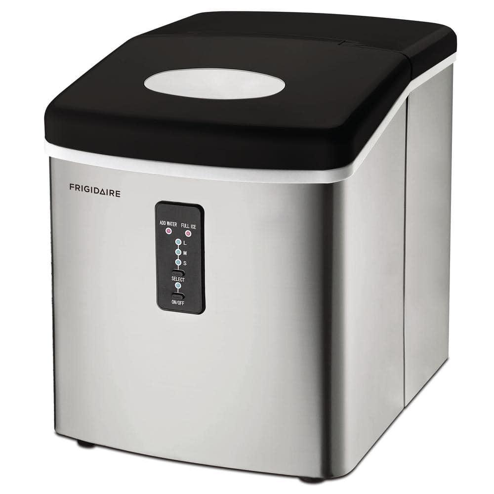 Frigidaire 26 lb Freestanding Ice Maker in Stainless Steel