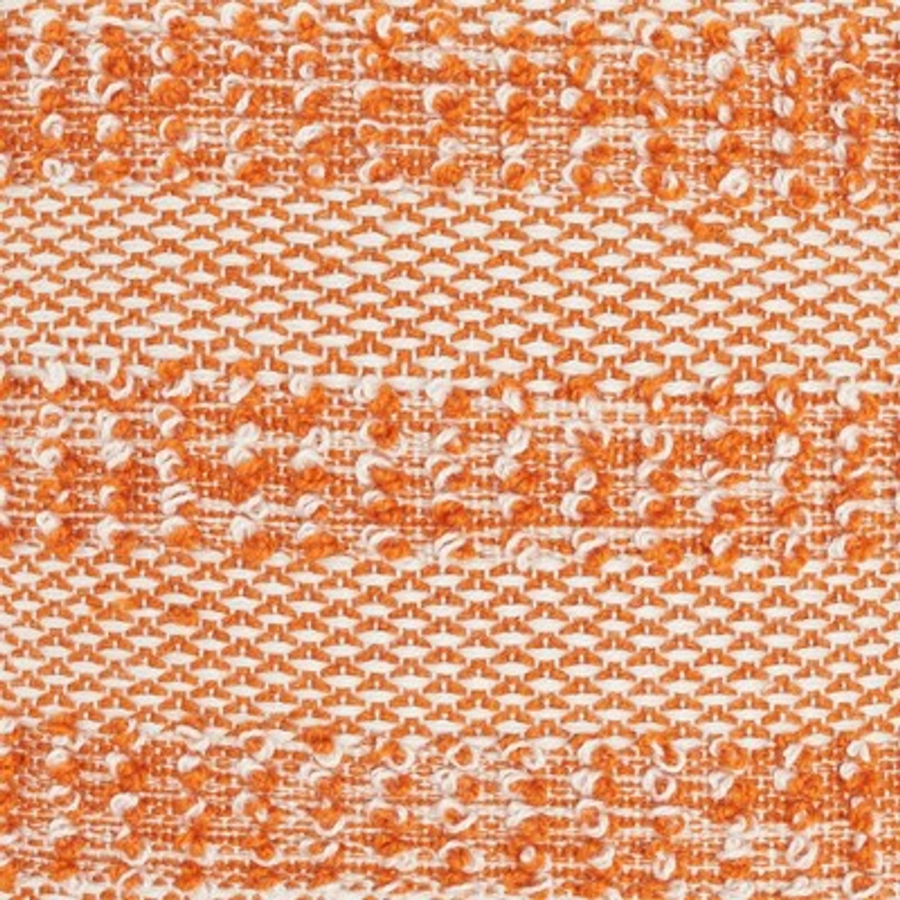 18x18 Woven Striped and Dots Square Throw Pillow Orange - Mina Victory