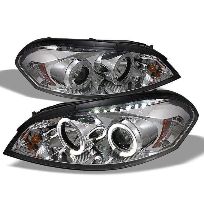 Fits 2006-2016 Impala 06-07 Monte Carlo Halo Projector LED Headlights sets