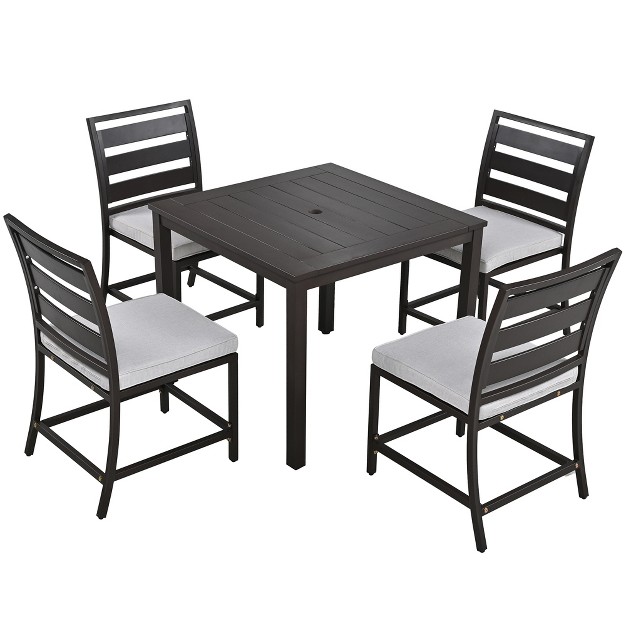 Outdoor Four seat Dining Set For Patios Balconies And Lawns Modernluxe